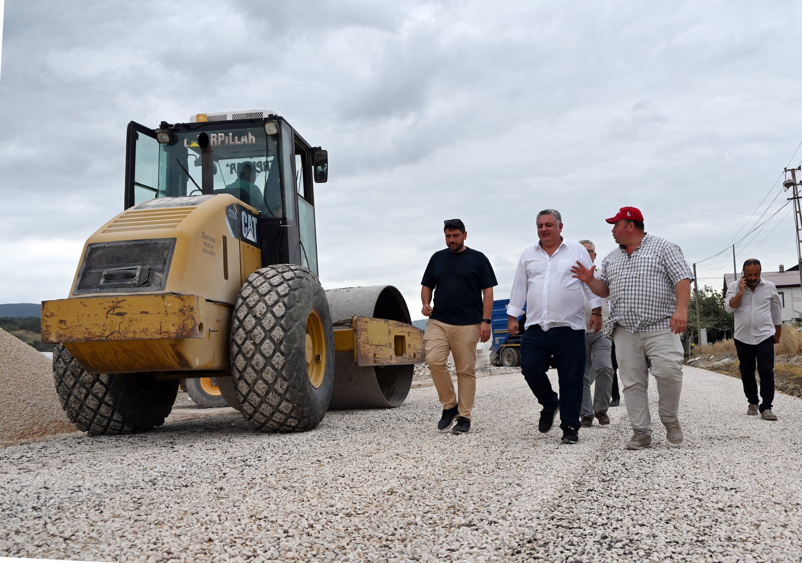 GÜREL, YOL ÇALIŞMALARINI İNCELEDİ