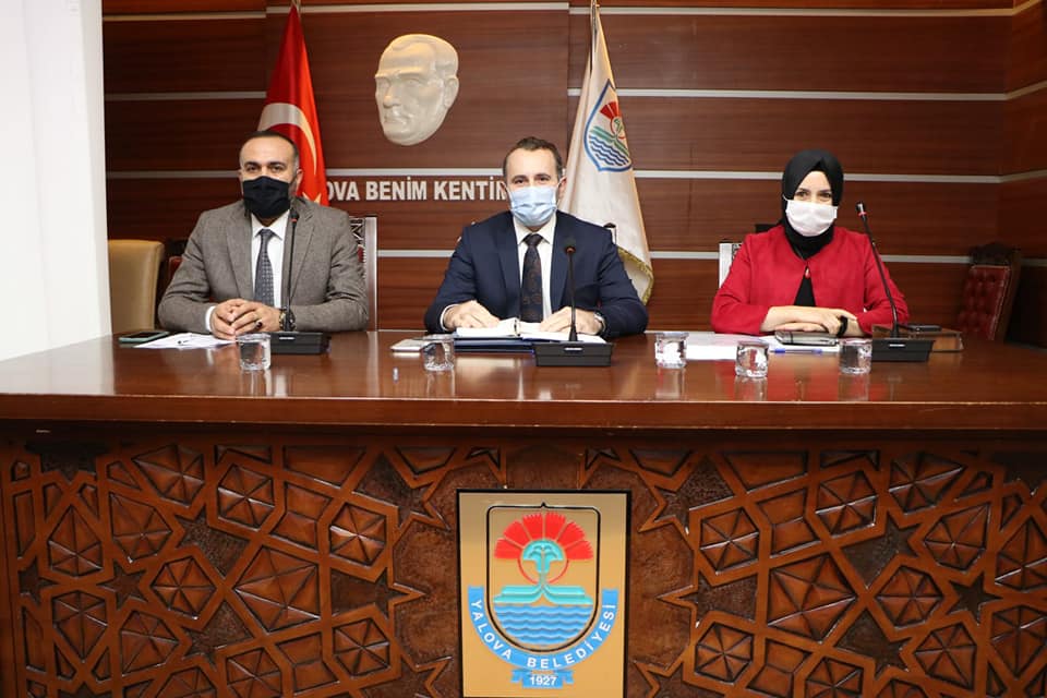 YALOVA BELEDİYE MECLİSİ 2021 YILININ İLK TOPLANTISINI YAPTI