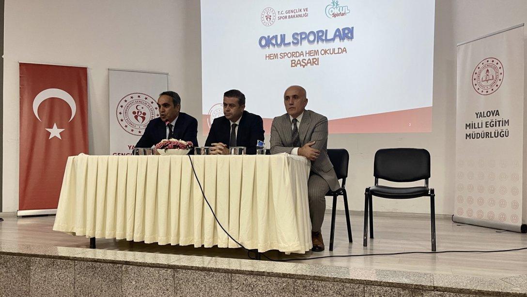 OKUL SPORLARI TOPLANTISI GERÇEKLEŞTİ