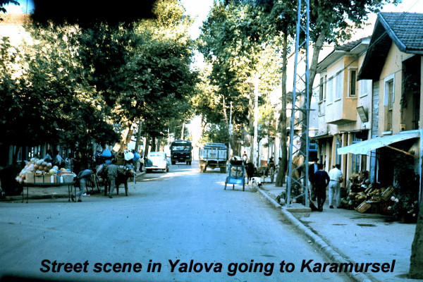 1963 YILINDA YALOVA KARAMÜRSEL CADDESİ