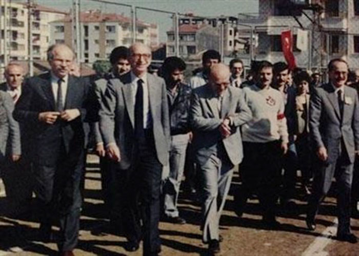 1988 YILI SHP LİDERİ İNÖNÜ YALOVA'DA 