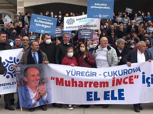 MEMLEKET PARTİSİNDEN İNCE'YE DESTEK