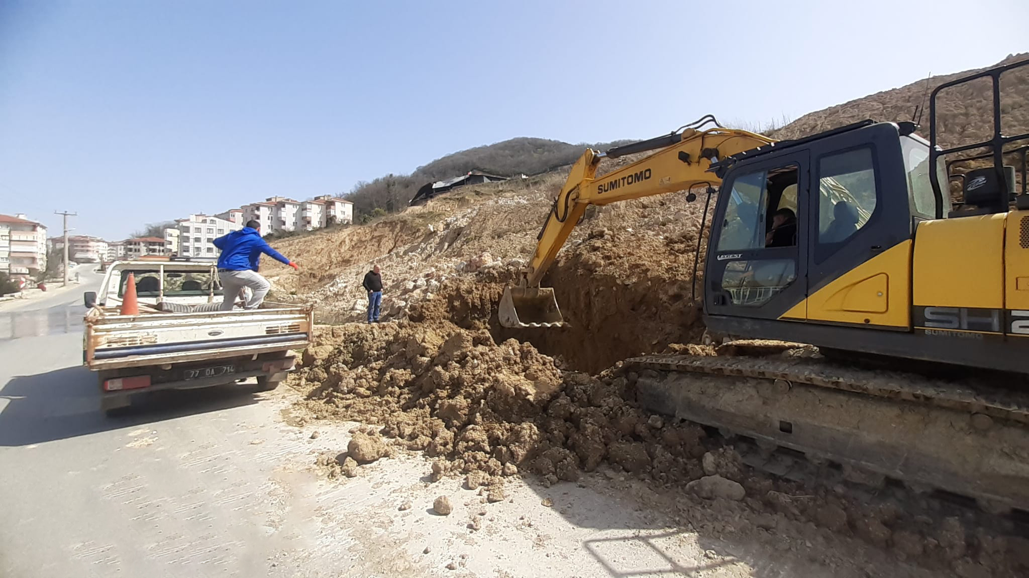 ÇINARCIK'DA KANALİZASYON YENİLEME 