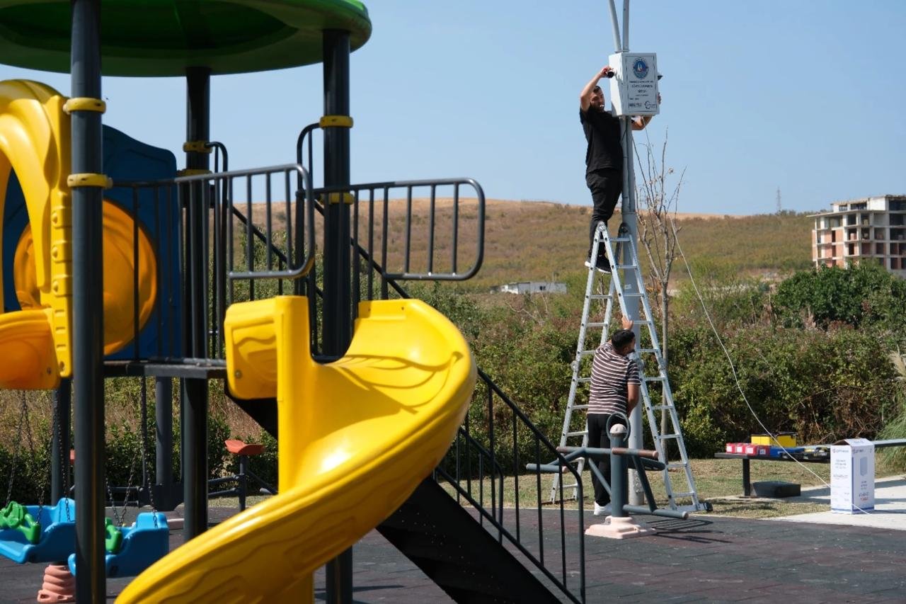 ÇİFTLİKKÖY’DE PARKLARA 7/24 GÜVENLİK