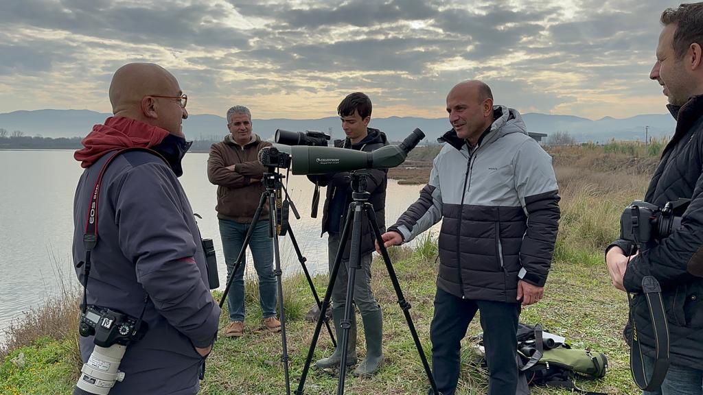 HERSEK LAGÜNÜNDE KUŞ SAYIMI YAPILDI