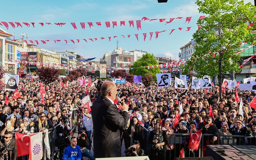 MEMLEKET LİDERİ İNCE YALOVA'DA KONUŞTU