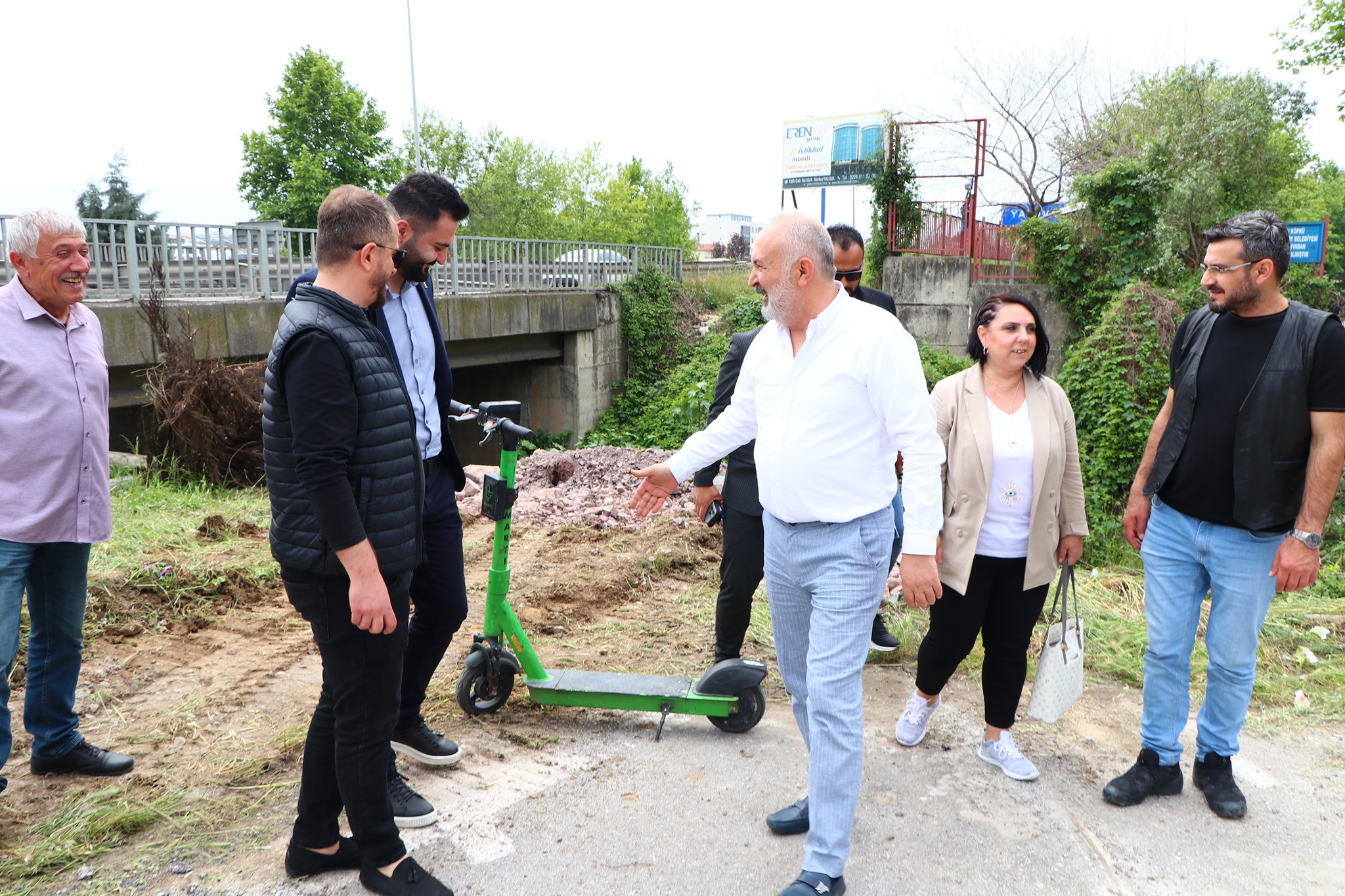 ÇİFTLİKKÖY KAZIMİYE DERESİ’NDE TEMİZLİK 