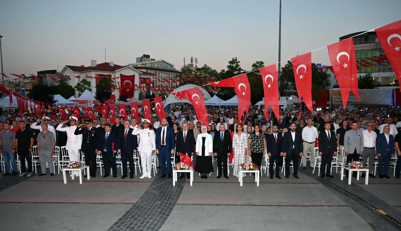 YALOVA'DA 15 TEMMUZ ANMA PROGRAMI