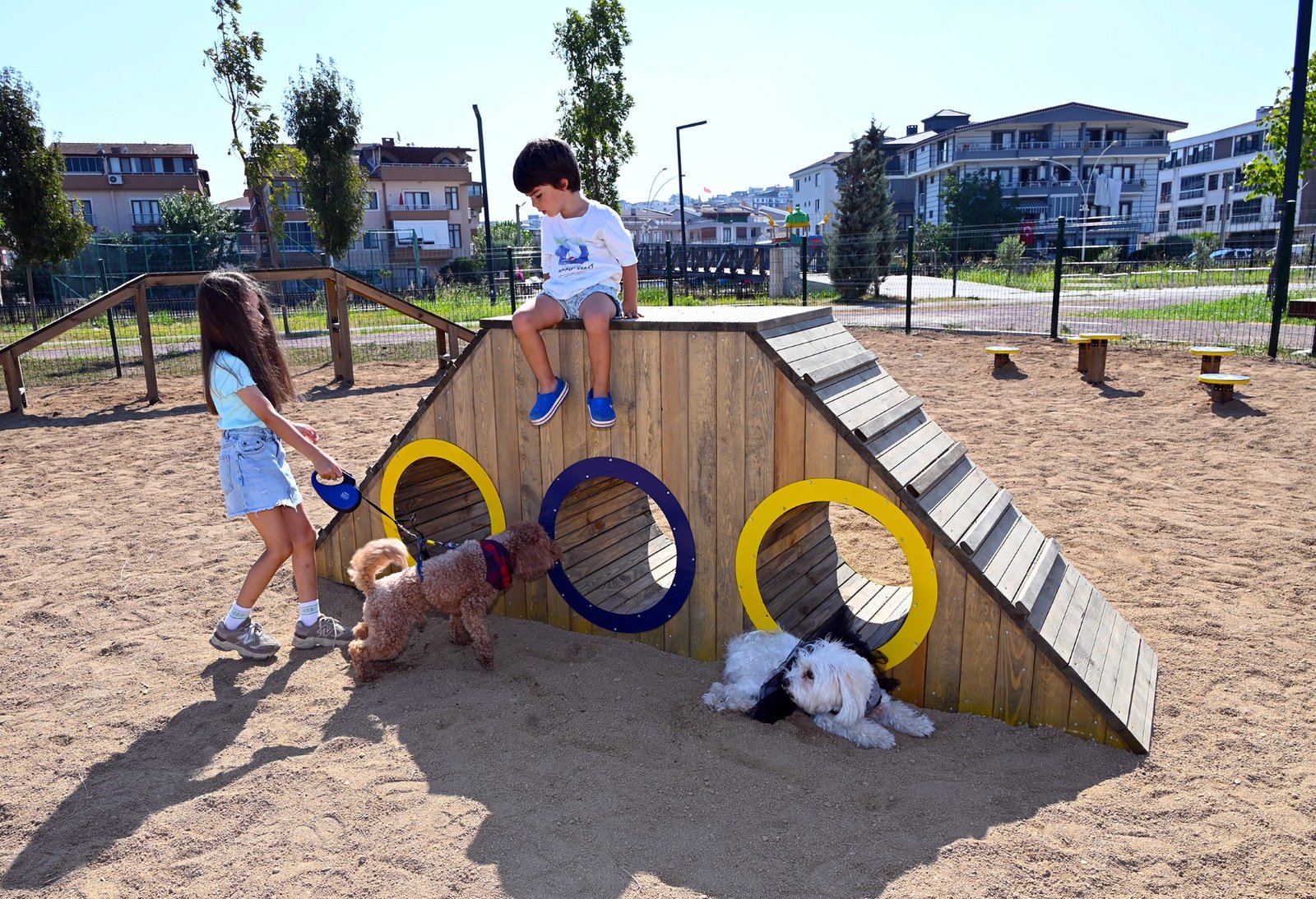 MİLLET BAHÇESİNDE PATİ PARK AÇILDI