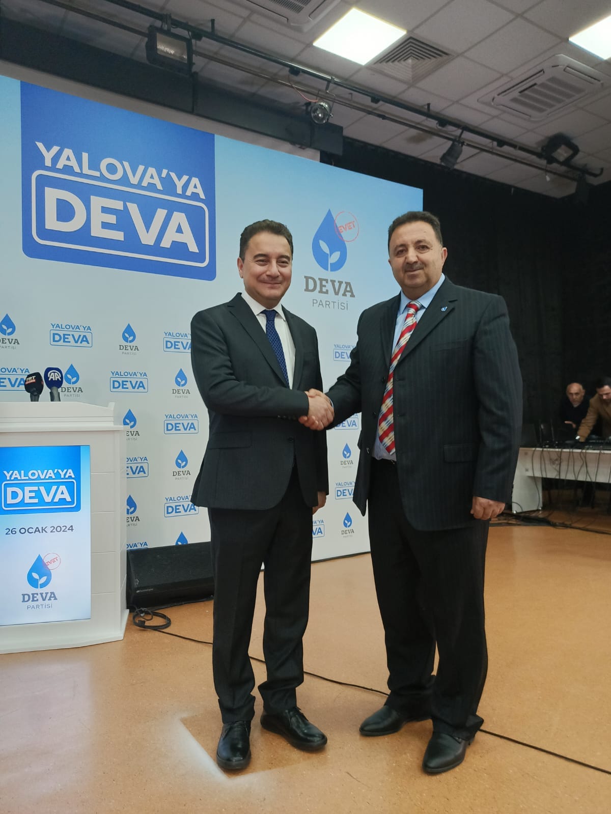 DEVA PARTİSİNDEN YALOVA'YA TEŞEKKÜR