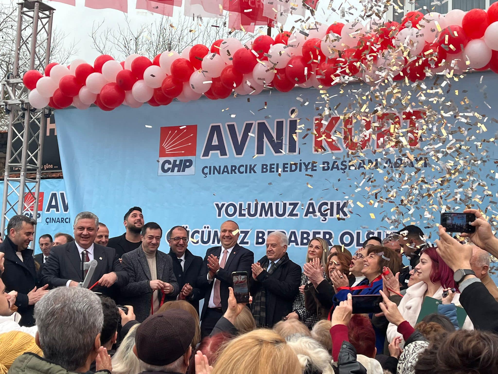 CHP ÇINARCIK SEÇİM OFİSİ TÖRENLE AÇILDI