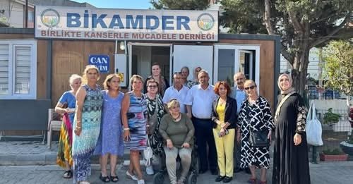 CHP'Lİ KADINLARDAN BİKAMDER'E ZİYARET