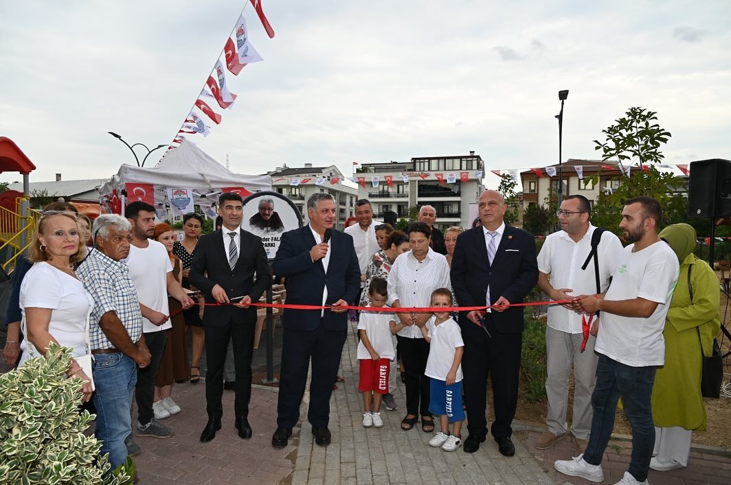 ERGÜDER FALAY PARKI TÖRENLE AÇILDI