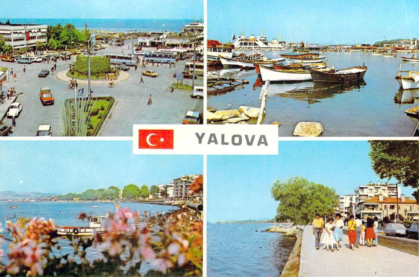 1970 YILI YALOVA VE ÇINARCIK KARTPOSTALI