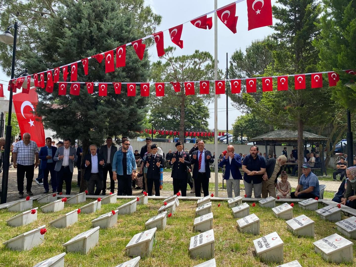 AKKÖY ŞEHİTLERİ 104. YILINDA ANILDI