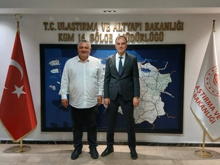 KARAYOLLARI BÖLGE MÜDÜRÜNE  ZİYARET