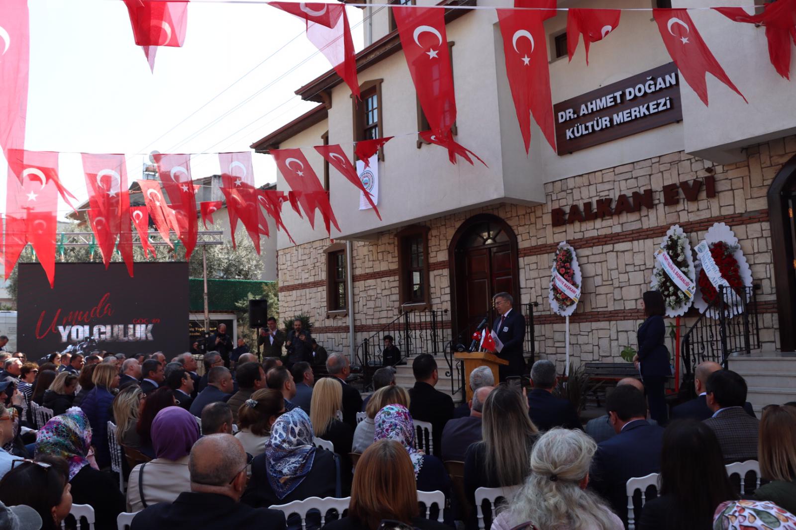 DR.AHMET DOĞAN’IN ADI BALKAN EVİ’NDE 