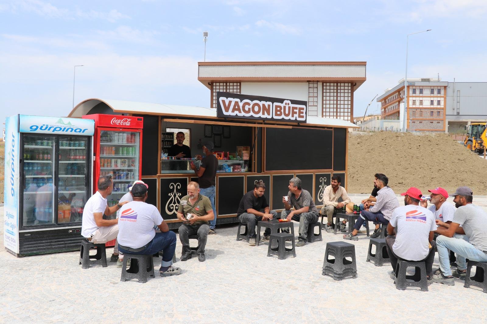YALOVA OSB'DE VAGON BÜFE HİZMETTE