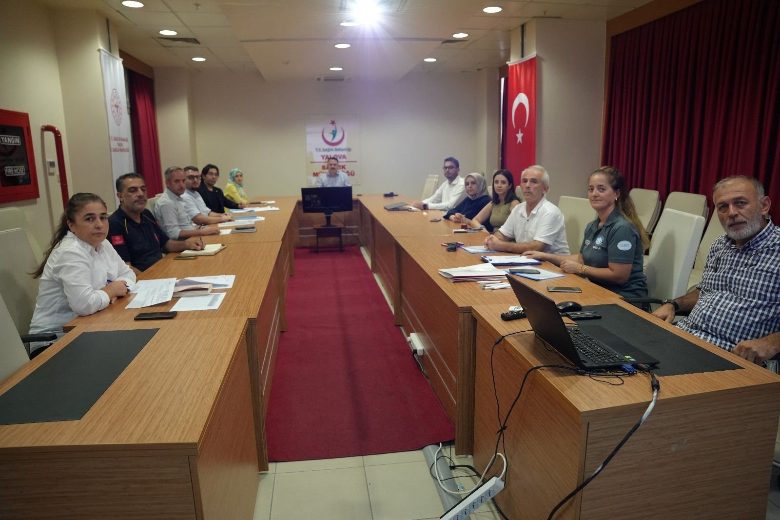  AFETE HAZIRLIK TOPLANTISI GERÇEKLEŞTİ