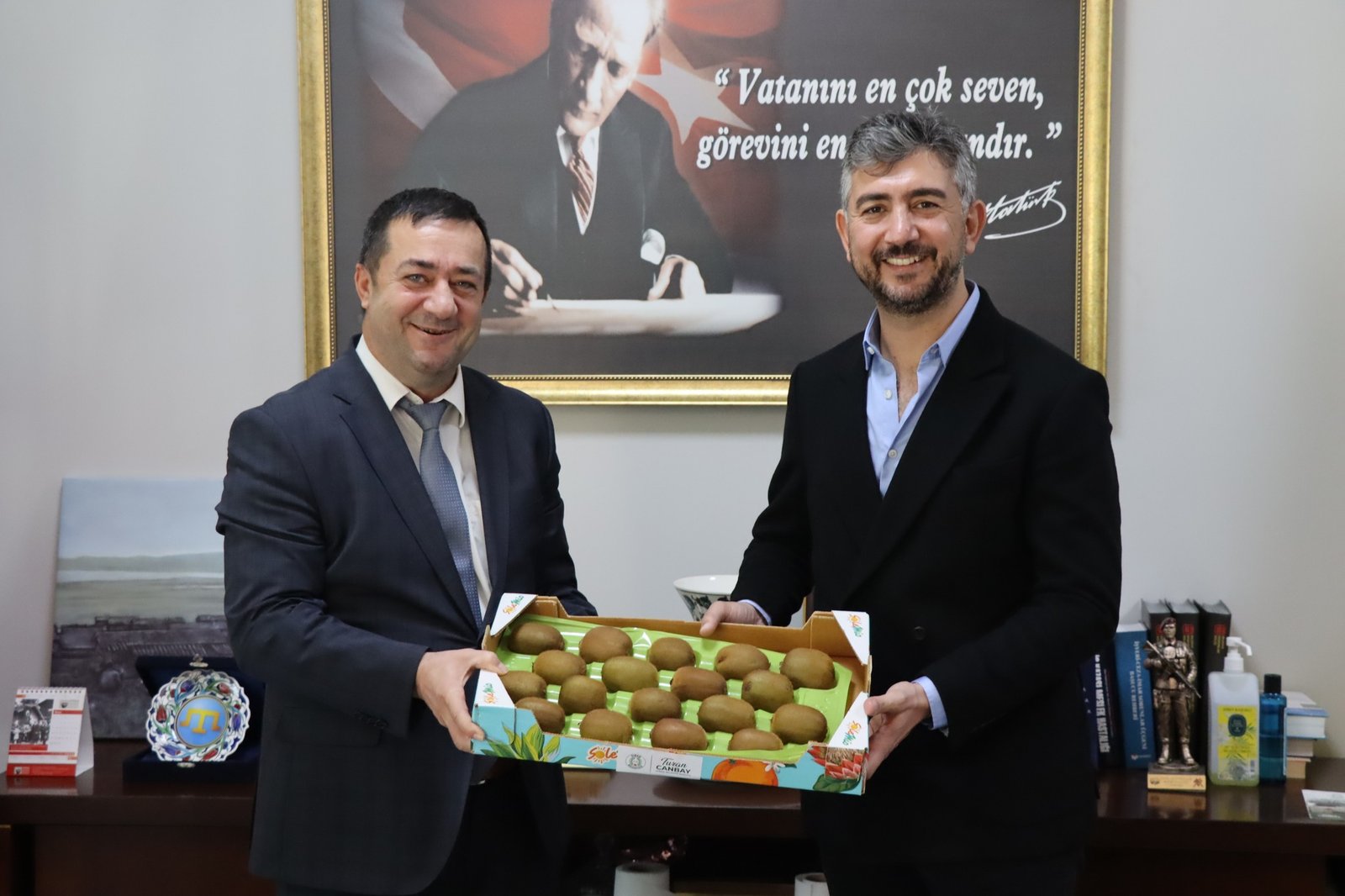 SUBAŞI'NA SAPANCA BELEDİYESİNDEN ZİYARET