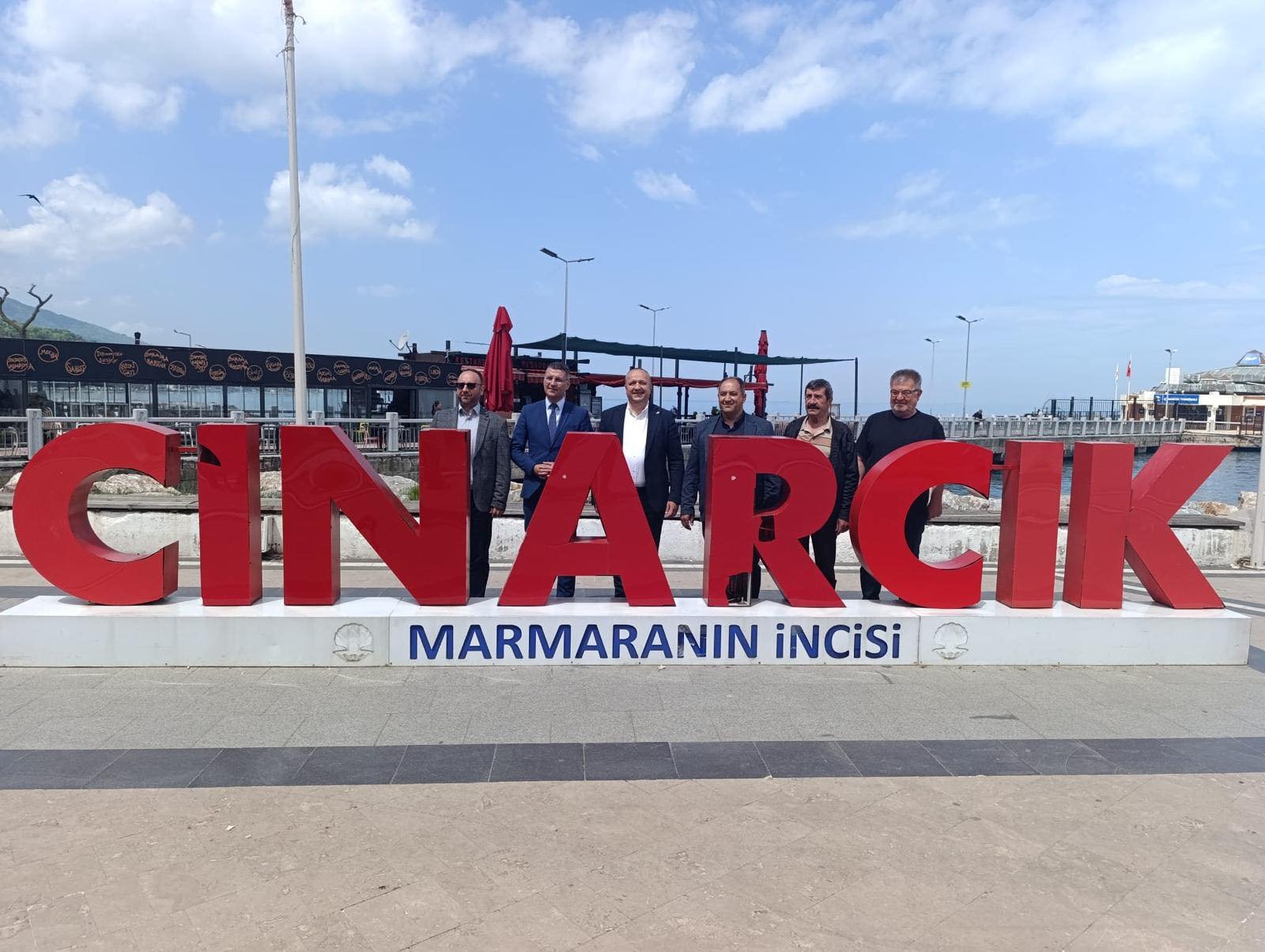 ÇINARCIK'IN KARDEŞ ŞEHRİ HEYETİ İLÇEMİZDE