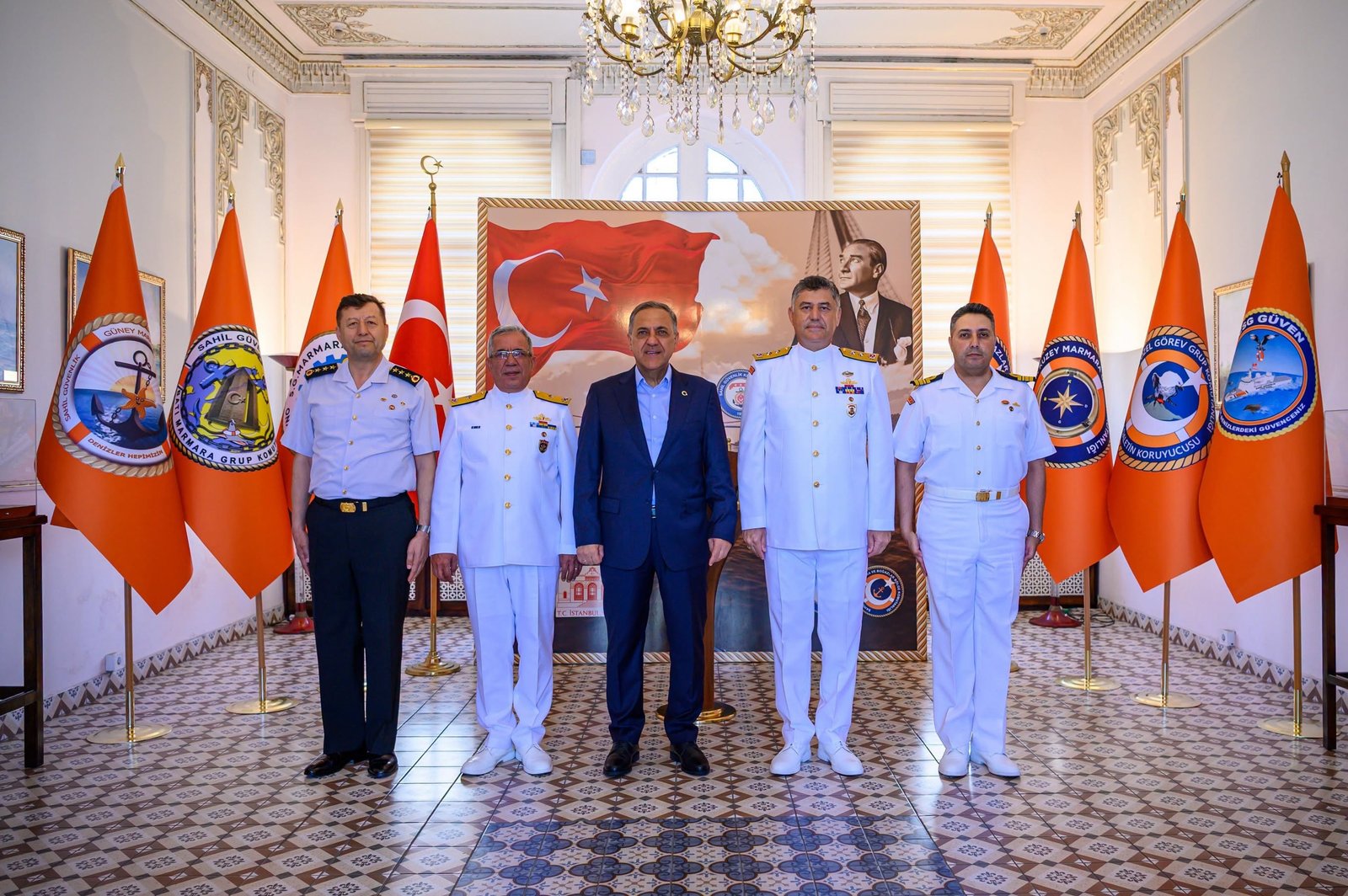 SAHİL GÜVENLİK KOMUTANINA ZİYARET