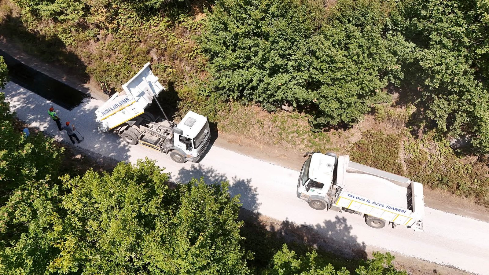 ALTINOVA'DA ASFALT ÇALIŞMASI TAMAMLANDI