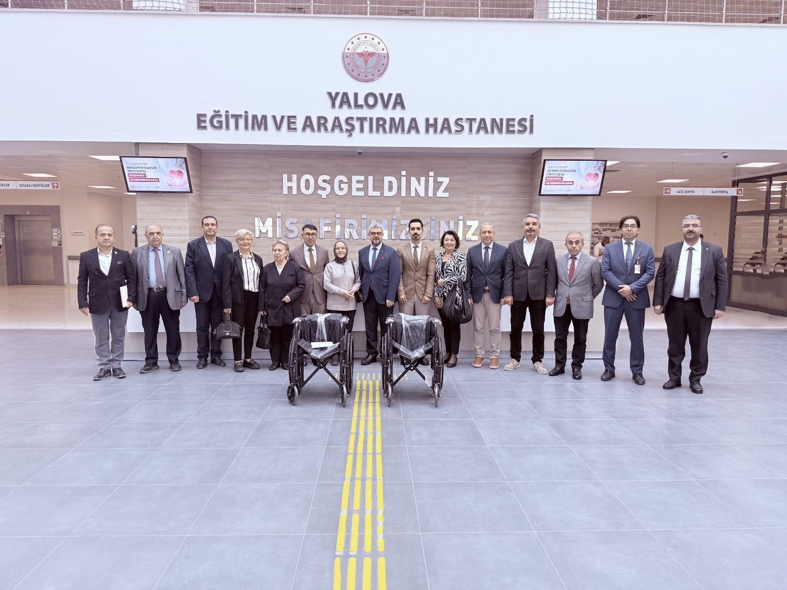 TEMAD'DAN TEKERLEKLİ SANDALYE BAĞIŞI