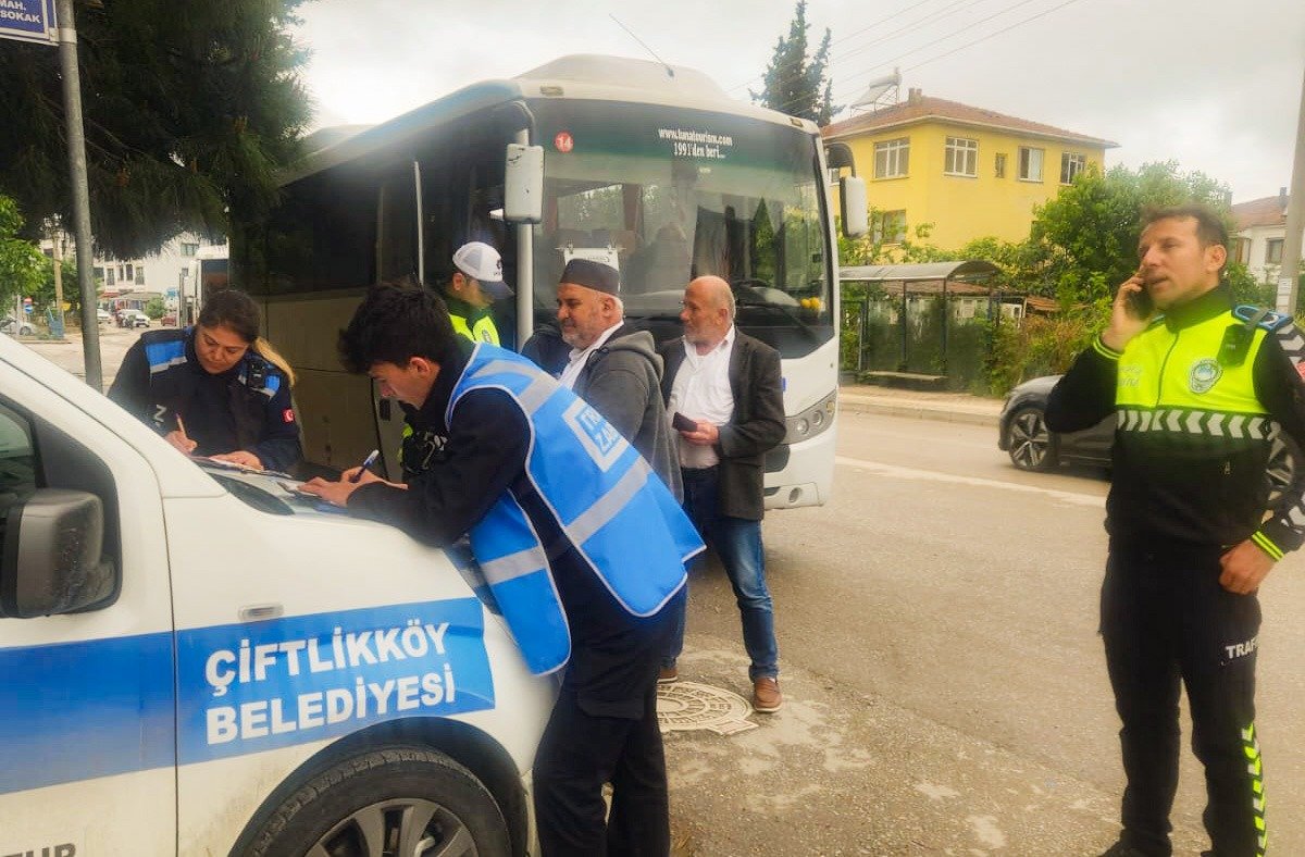 ÇİFTLİKKÖY’DE İŞYERİ SERVİSİNE DENETLEME