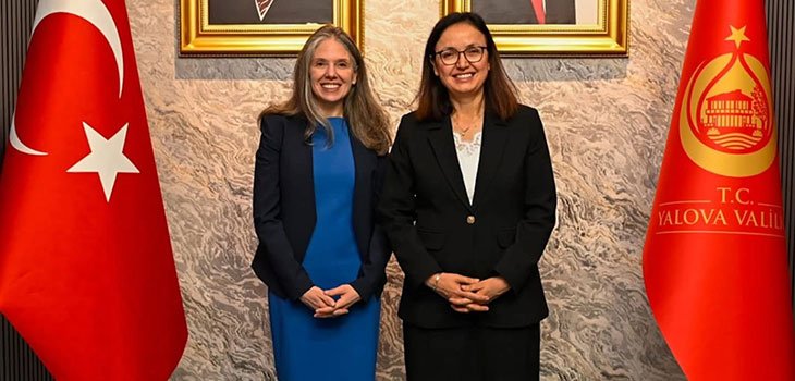 ABD BAŞKONSOLOSUNUN YALOVA ZİYARETİ