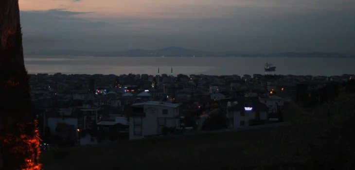 ÇİFTLİKKÖY BAYRAKTEPE'DEN GÜN BATIMI