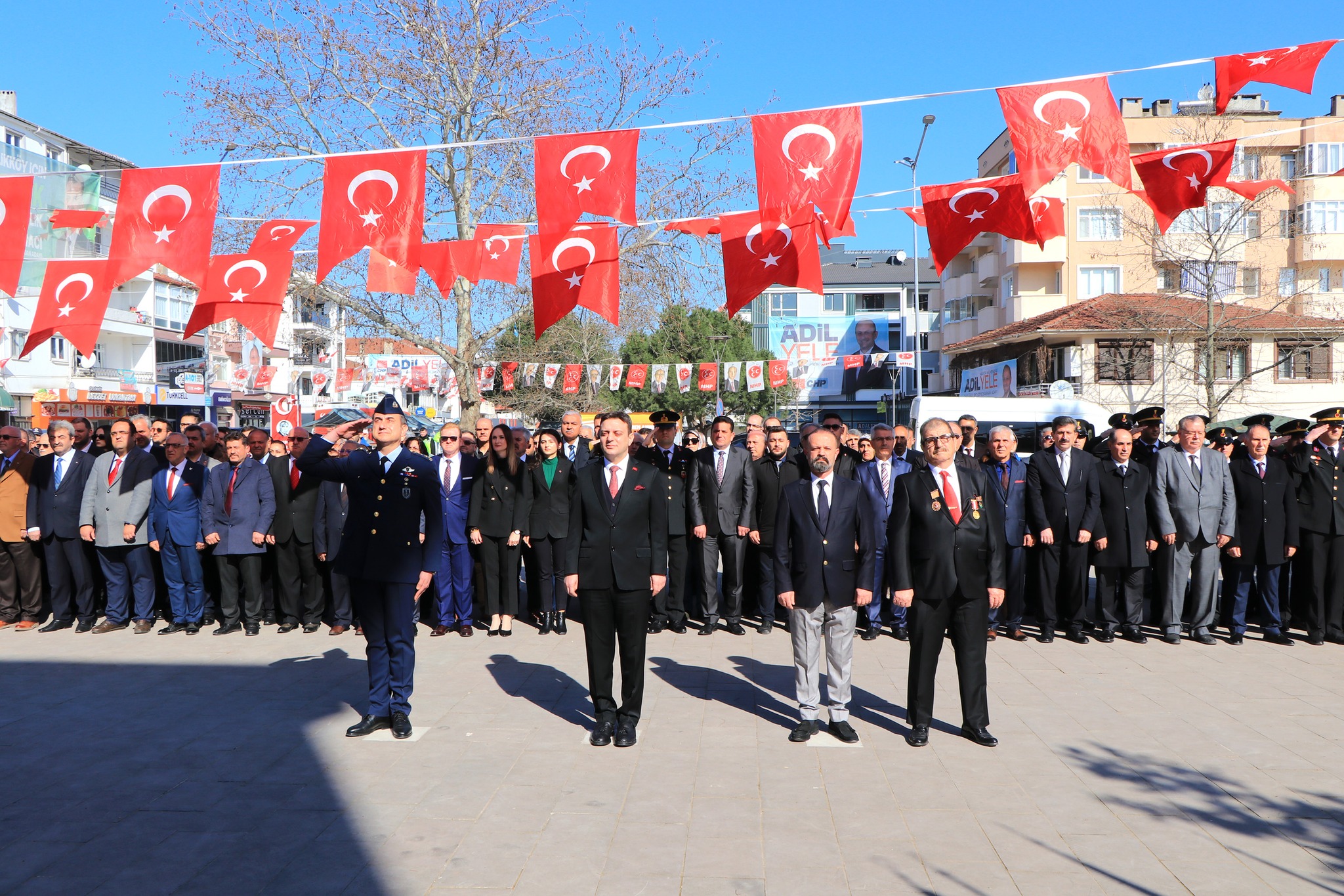 ÇİFTLİKKÖY'DE ÇANAKKALE ŞEHİTLERİ ANILDI