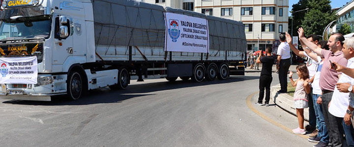 YALOVA’DAN MANAVGATLI ÇİFTÇİLERE DESTEK