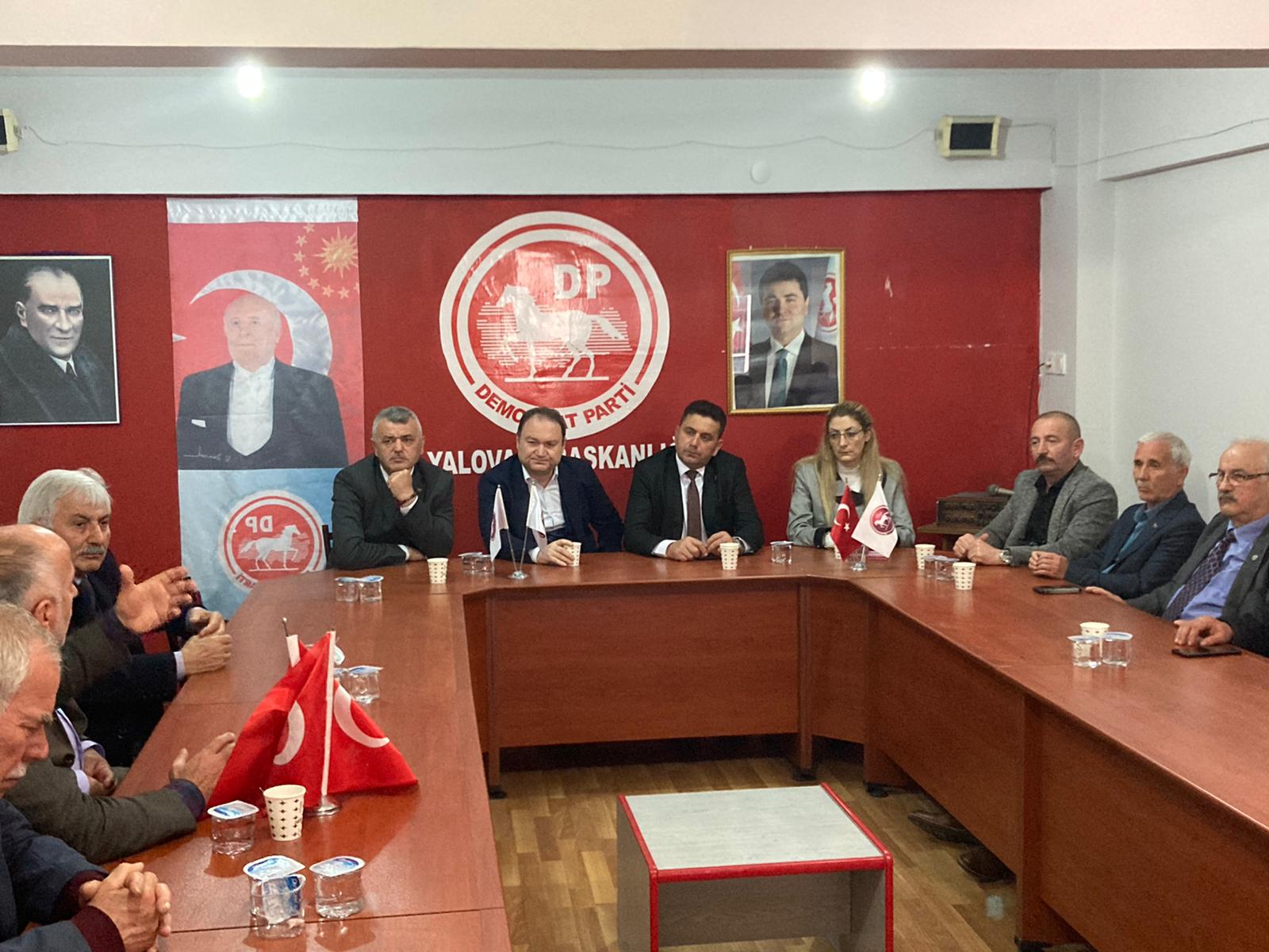 DP'DE BİNİCİOĞLU PARTİLİLERLE BULUŞTU