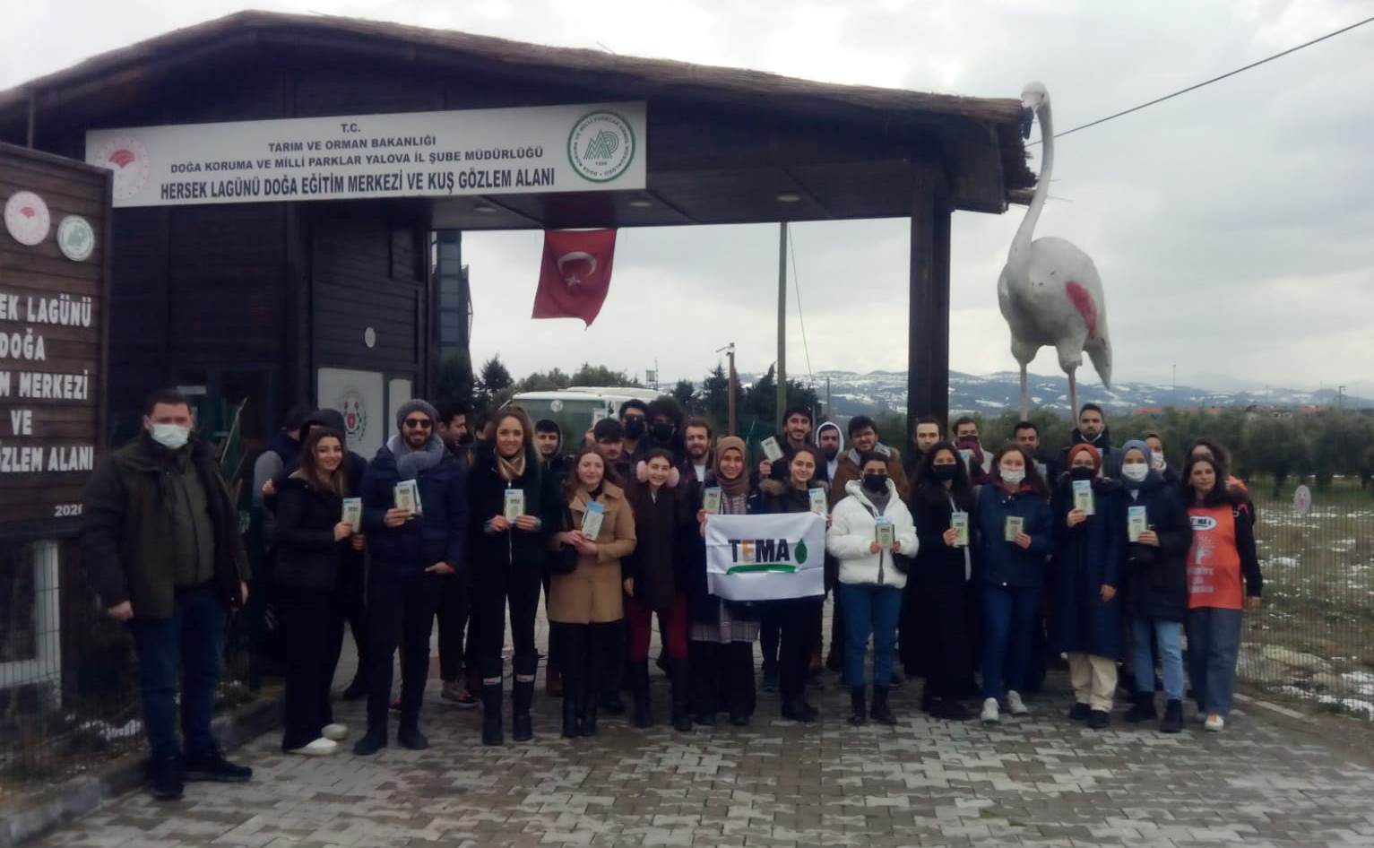 GENÇ TEMA, HERSEK LAGÜNÜNE HAYRAN KALDI