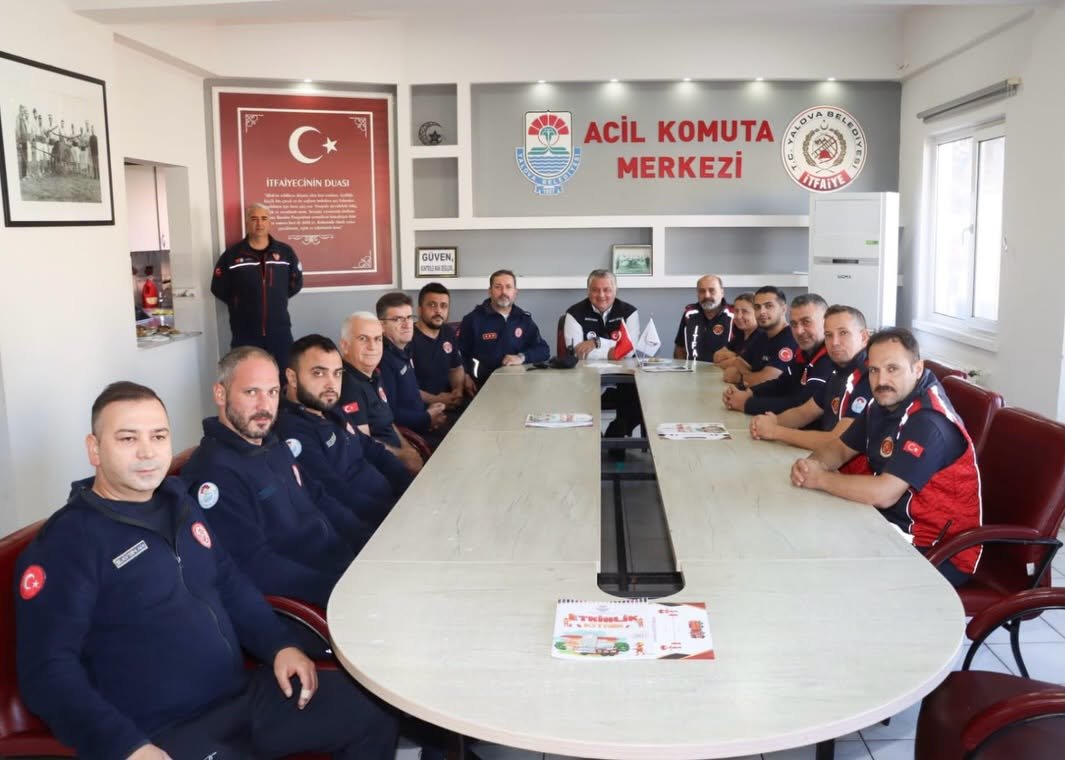 BAŞKAN GÜREL’DEN İTFAİYE HAFTASI ZİYARETİ