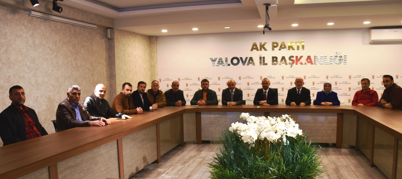 AK PARTİ İL BAŞKANI GÜÇLÜ'YE ZİYARET