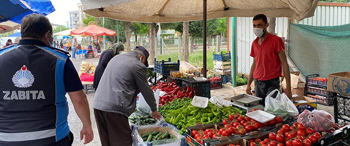 ALTINOVA SEMT PAZARIN DENETİM  YAPILDI