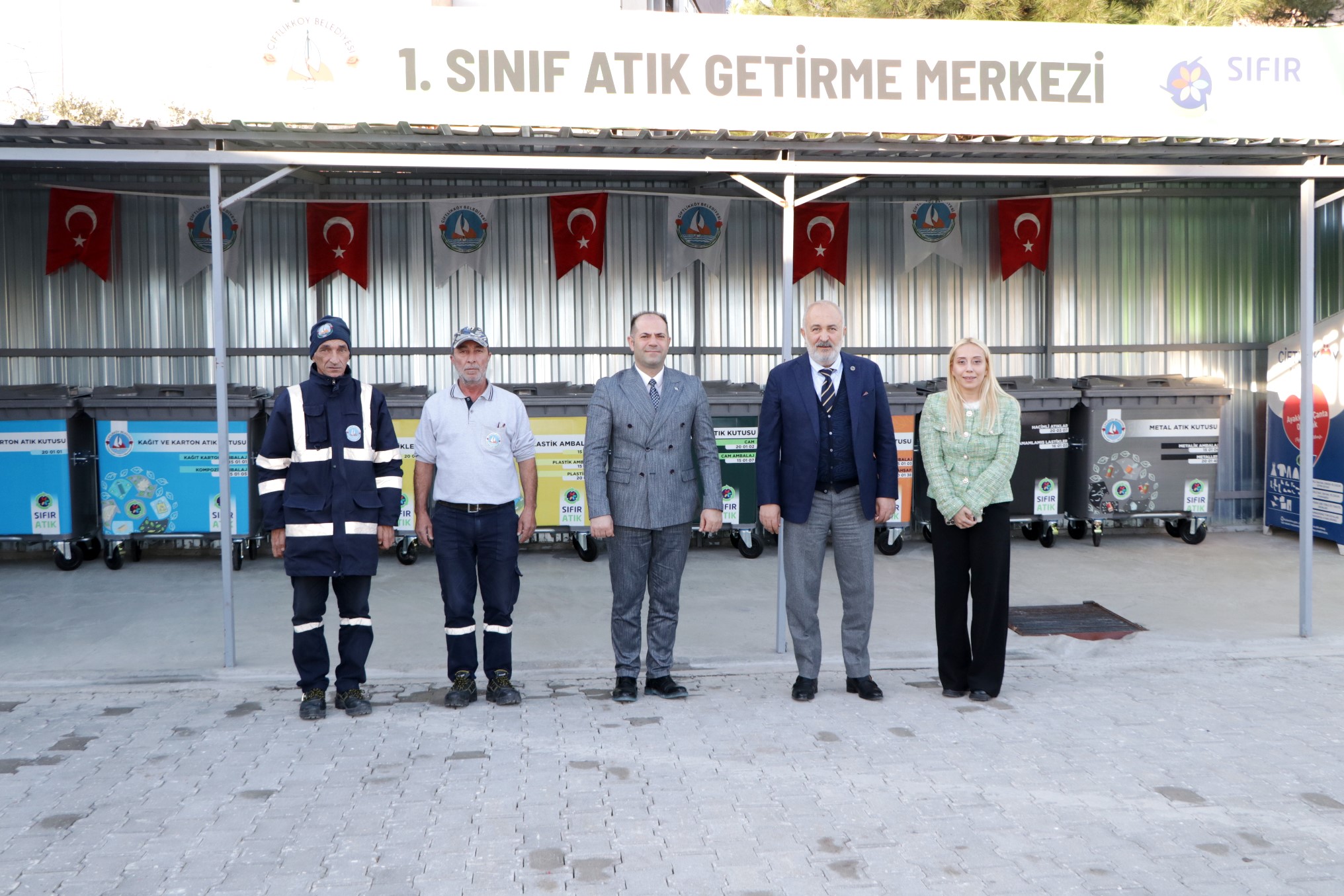 ÇİFTLİKKÖY'E ATIK GETİRME MERKEZİ 