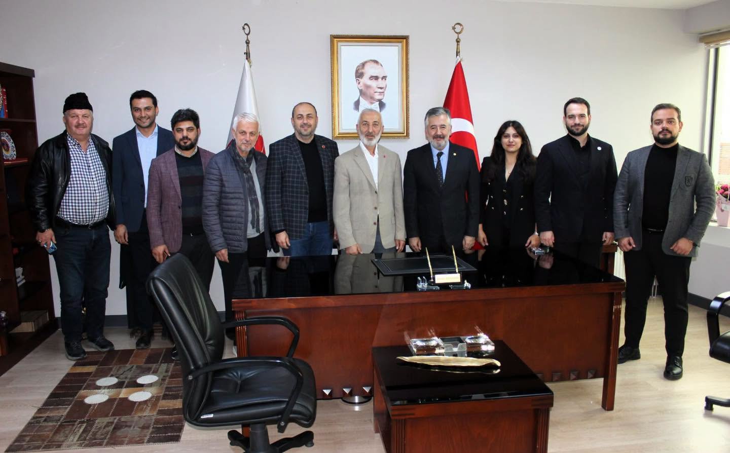 SAADET PARTİSİNDEN ZİYARETLER YAPILDI