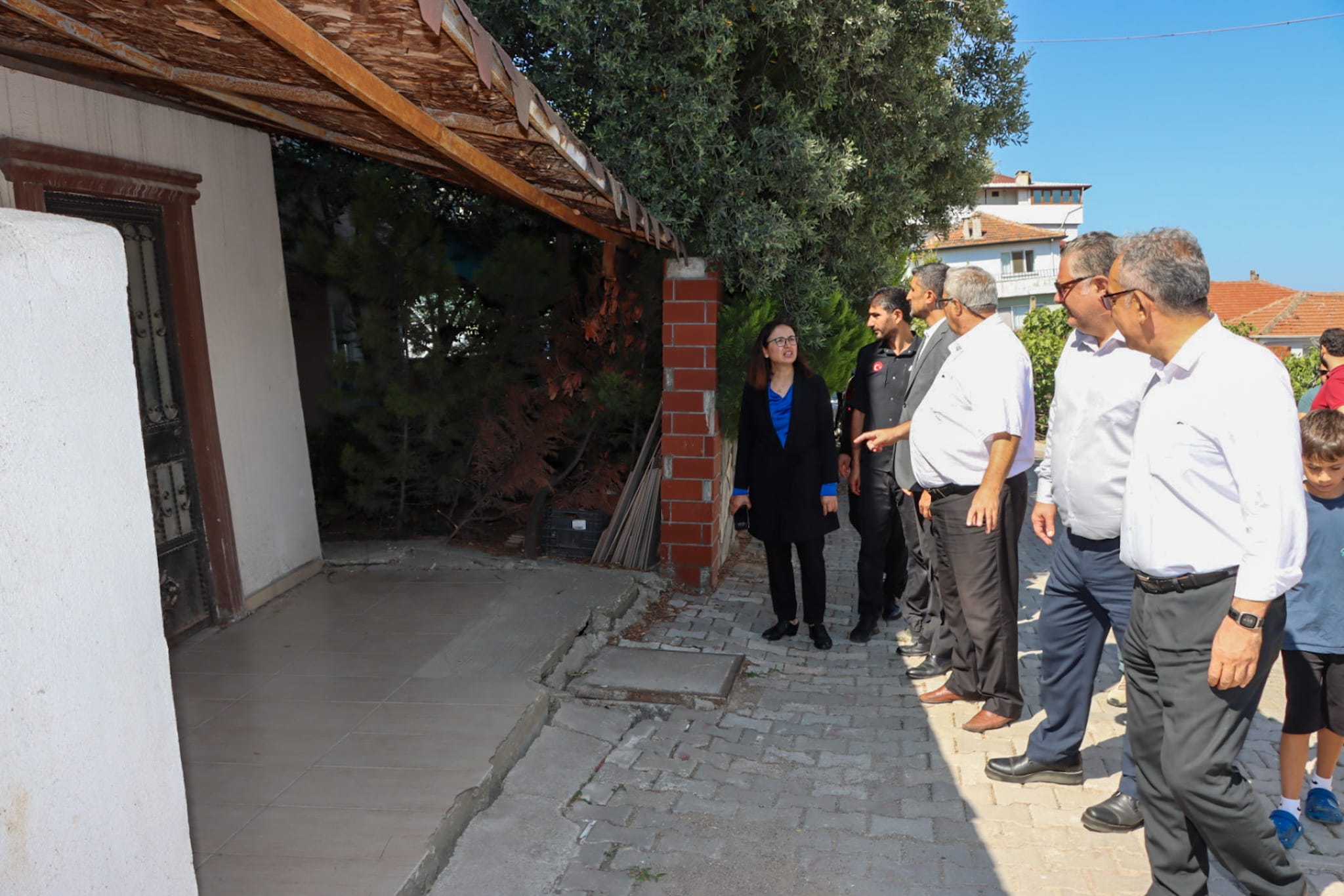 BAYRAKTEPE'DE YAŞANAN HEYELAN İNCELENDİ