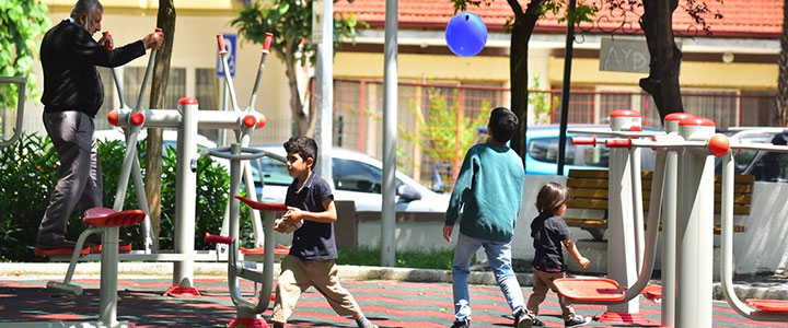 ABDULLAH BAŞTÜRK PARKI YENİLENDİ