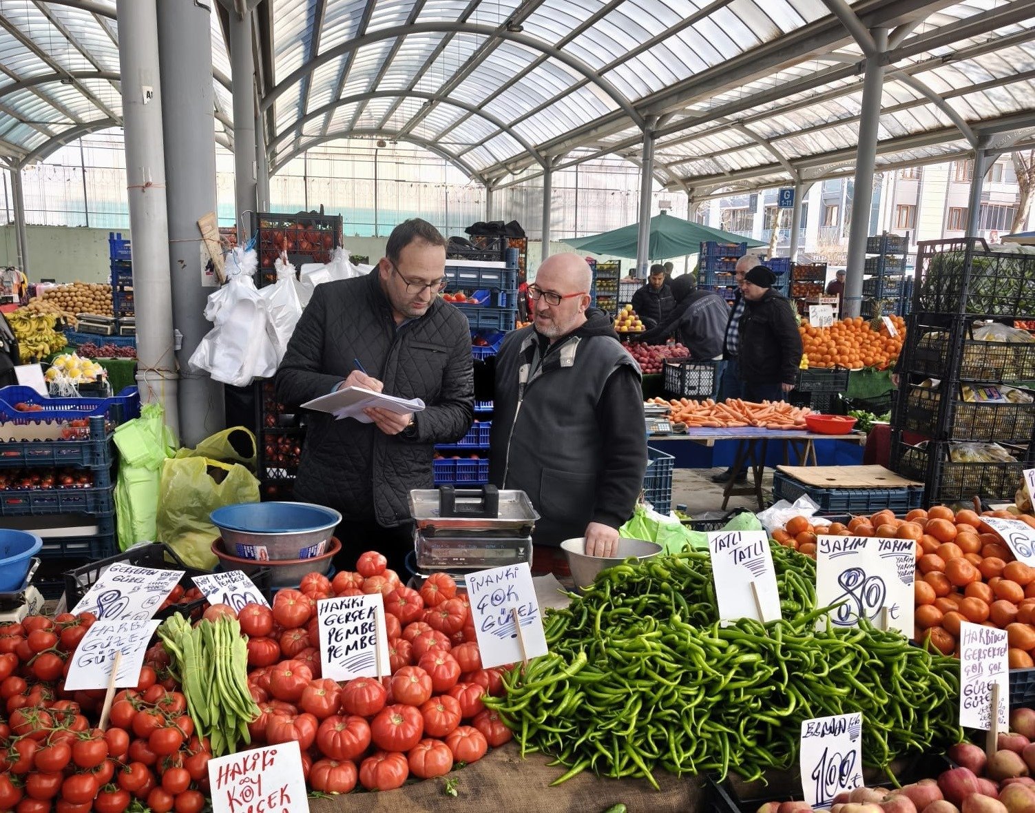 PAZAR YERLERİNDE ÖLÇÜ VE TARTI DENETİMİ