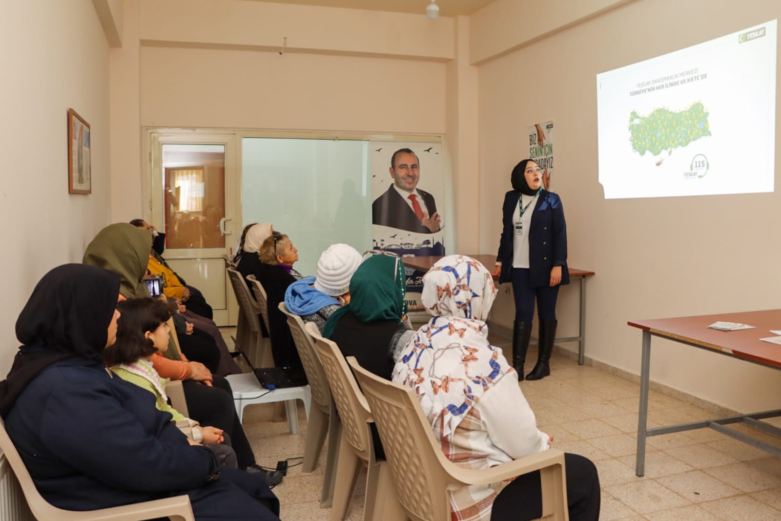 YASMEK MERKEZLERİNDE BAĞIMLILIKLA MÜCADELE SEMİNERİ DÜZENLENDİ