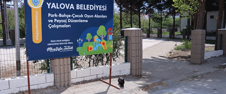 YALOVA BELEDİYESİ PARKLARI YENİLİYOR