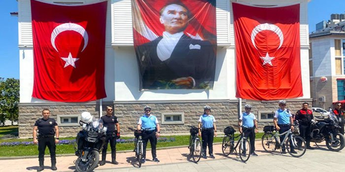 BİSİKLETLİ POLİS TİMİ GÖREVE BAŞLADI