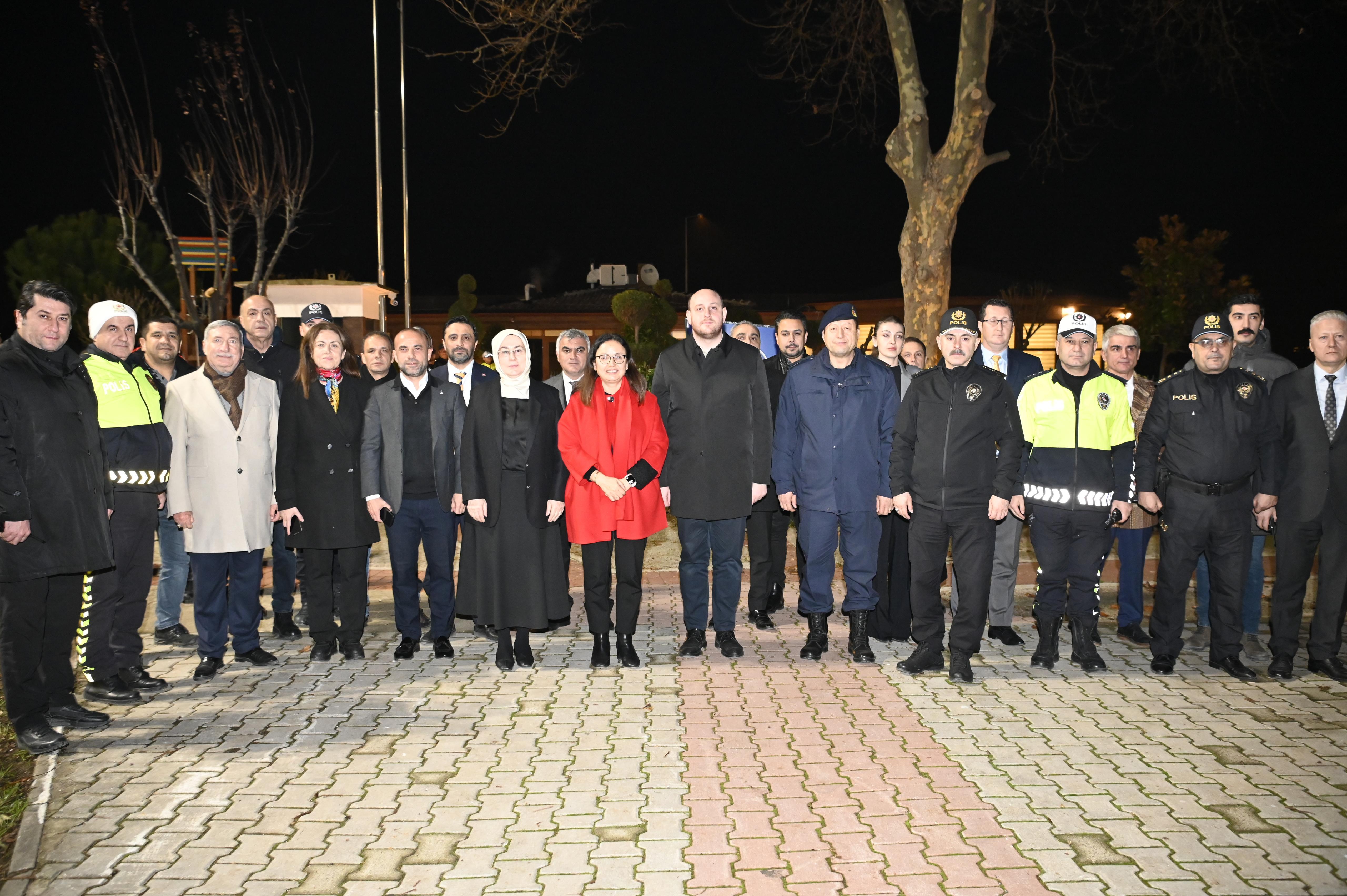 VALİ KAYA'DAN YENİ YIL GECESİ ZİYARETLERİ