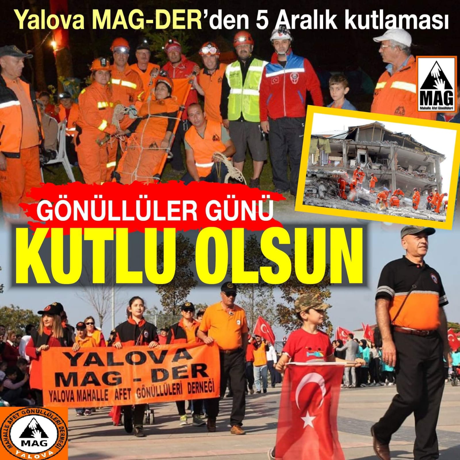 5 ARALIK DÜNYA GÖNÜLLÜLER GÜNÜ KUTLANDI