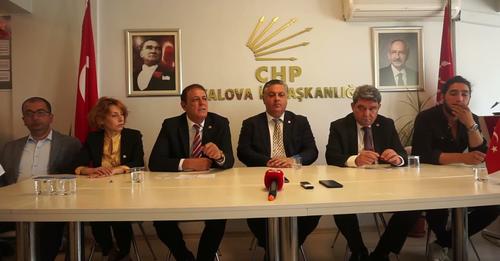 CHP İL BİNASINDA BASIN TOPLANTISI