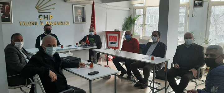 CHP İLÇE BAŞKANLARI TOPLANTISI